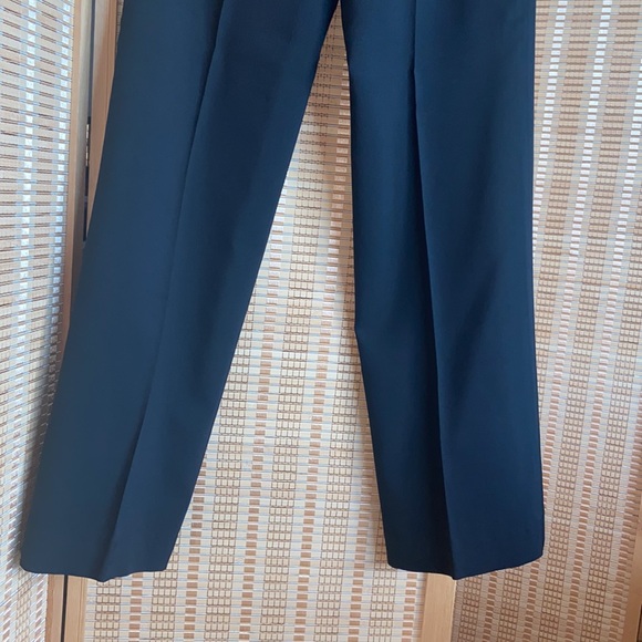 Suistudio crêpe high waist wide leg slim waist long tuxedo trousers 26waist - Picture 8 of 10